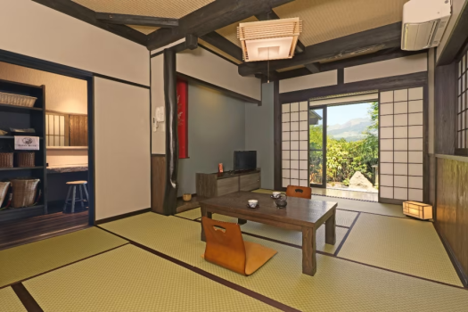 露天風呂付 【和室一間】12畳 【伊織】お部屋