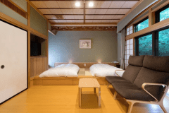 四季亭：二人静　ベットルーム