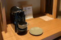 こちらのお部屋にはカプセルタイプのコーヒーマシンをご用意しております