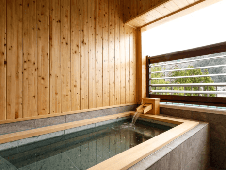 [Hakuro]Japanese style twin room with private open-air bath