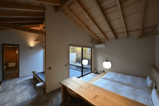 Guest room（温泉露天風呂、サウナ、水風呂、プール※12月〜4月除く）