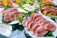 《離島で味わう本格BBQ》新鮮な島のごちそうを仲間と堪能する贅沢なグルメ時間～1棟貸切のプライベートヴィラで過ごす～【夕食付き／ルームチャージ】