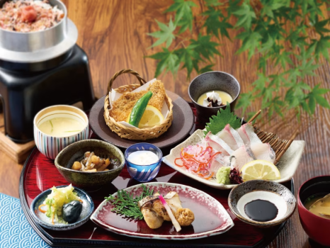 縞鯵(シマアジ)尽くし御膳