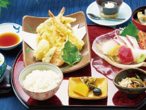 天ぷら刺身御膳