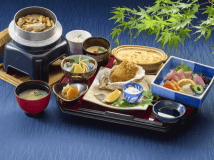 岩ガキフライとカキ釜飯御膳