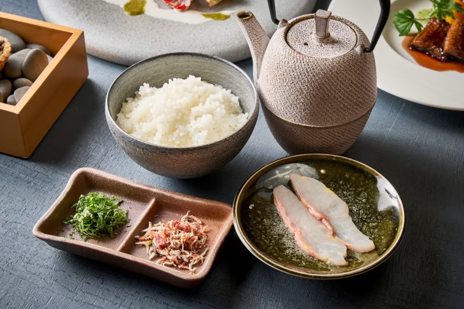 スタージョンの洋風茶漬け