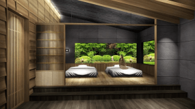 炭平で最も高い場所に位置する「雲端」は、雲海を眼下に見下ろす特別なベッドルーム。忙しい日常から離れ、雄大な自然に抱かれながら、雲の上で夢を見るような体験をお楽しみください。