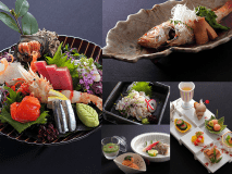 <炭平本館滞在プラン>【漁師の贅沢-黄金食材会席】--昨年度人気No1　迷ったらコレ！