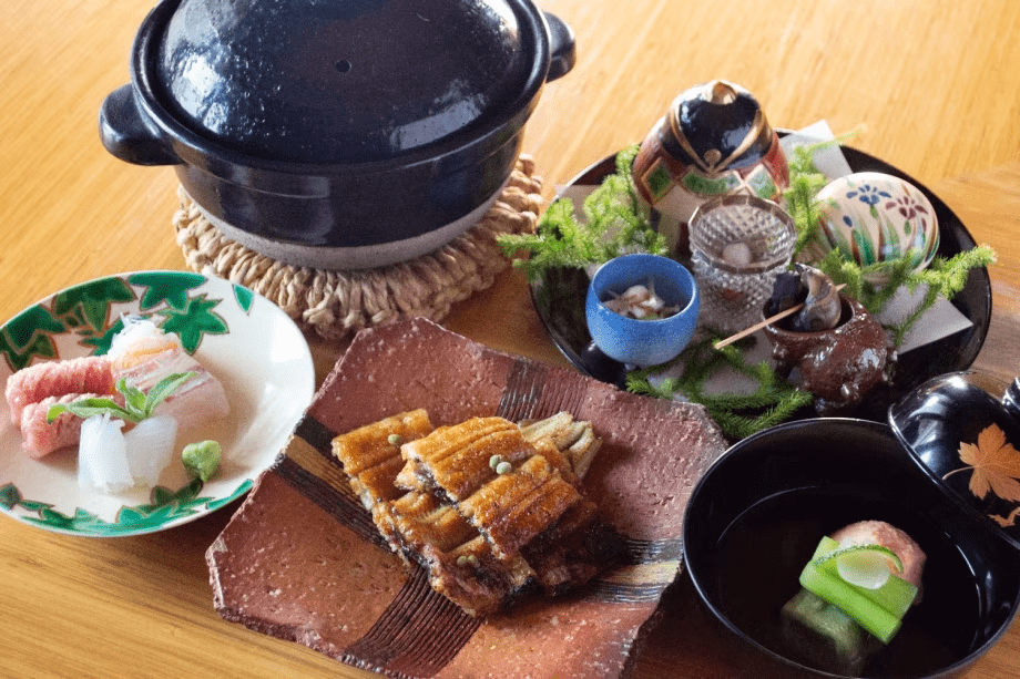 【日帰りランチ】カウンター割烹 露庵温味｜初夏の新仔（鰻）コース