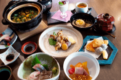 期間限定【日帰りディナー＋温泉入浴券付き】和食／笠庵 賛否両論