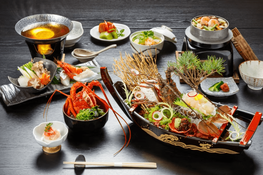 黒潮伊勢海老コース