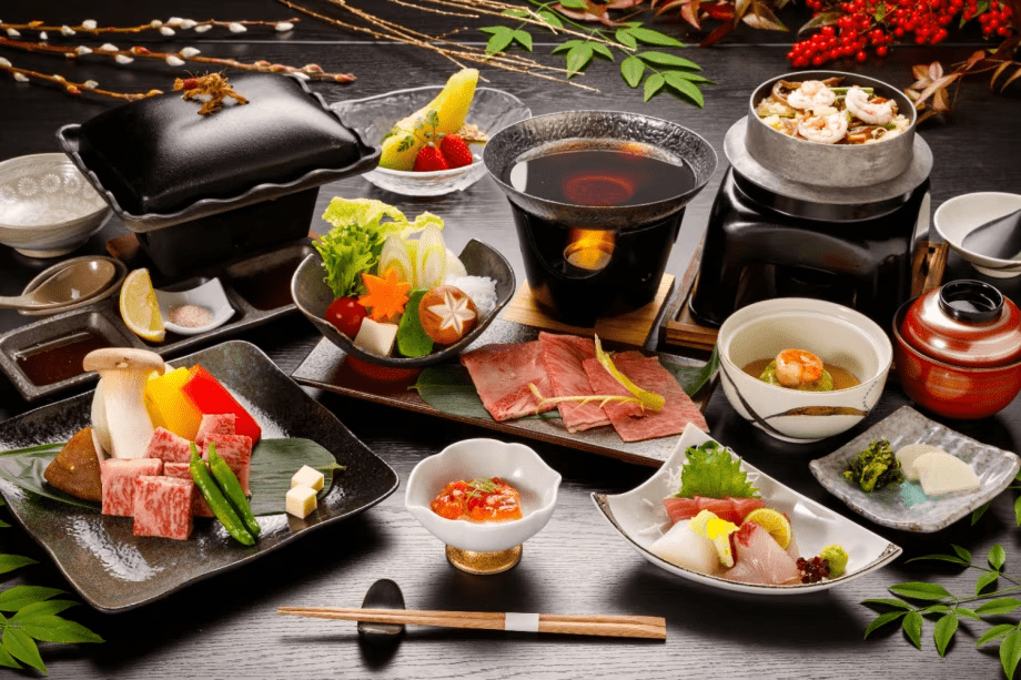 熊野牛の滋味コース