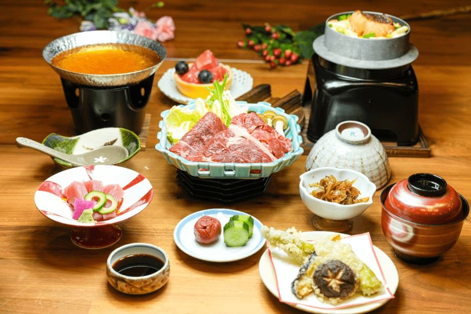 牛しゃぶセット＆海岳朝定食プラン（1泊2食）