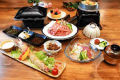 お手軽定食『料理長おすすめ　エビフライ＋和牛焼き』セット