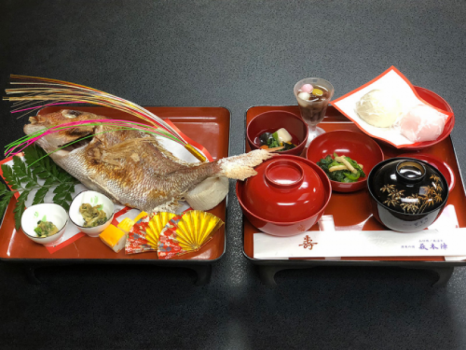 お食い初め祝い膳