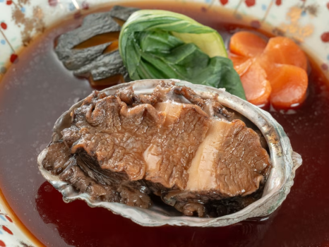 やすらぎ会席 秋-鮑柔らか煮
