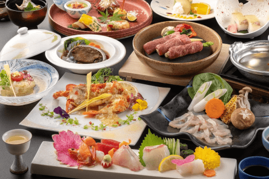 特別室にお泊まりいただいたお客様だけの春夏特別会席 特別室にお泊まりいただいたお客様だけの春夏特別会席
