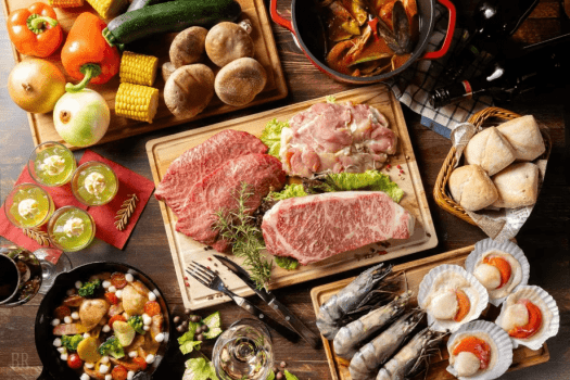 【1泊2食】≪プレミアムBBQ≫富士の恵みが満載！山梨が誇る「甲州牛」をメインに厳選されたこだわりのメニューで至福の滞在を満喫。～山梨の味わい尽くす、特別な日のためのご褒美プラン～