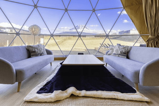 【団体用／最大20名のツインドーム専用プラン】富士山独占！富士山型のプライベートプール、サウナ付き！団体・グループ滞在にオススメのツインドームプラン＜選べるお食事/ルームチャージ＞