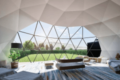 ラグジュアリ・ドーム＜Luxury Dome＞-10ｍドームテント・客室風呂・プライベートサウナ-