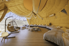 ツイン・ドーム＜Twin Dome＞-10ｍドームテント2棟・プール・プライベートサウナ-