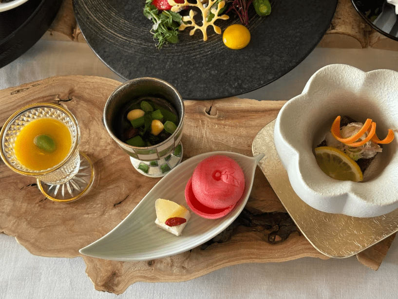 夕食イメージ　先附4種