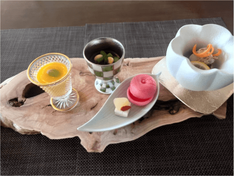 夕食イメージ　先附　4種