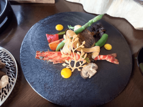 夕食イメージ 海の幸 洋皿