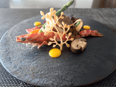 御宿皐月 海の幸 洋皿 夕食イメージ