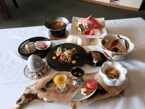 御宿皐月 山の幸 夕食イメージ