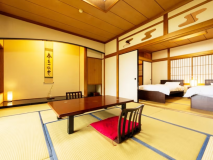 半露天風呂付広々2間デラックス和室