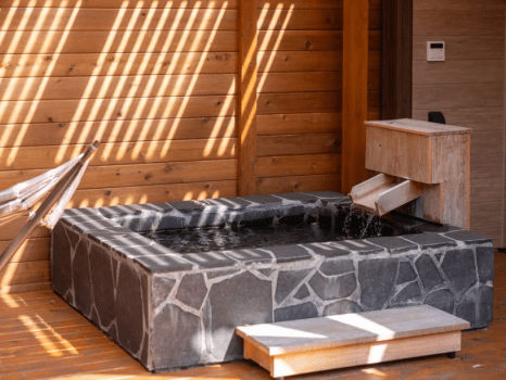 風コテージ◆大人気！BBQ食べ放題＆サウナと温泉を楽しむオールインクルーシブプラン◆1泊2食付き！