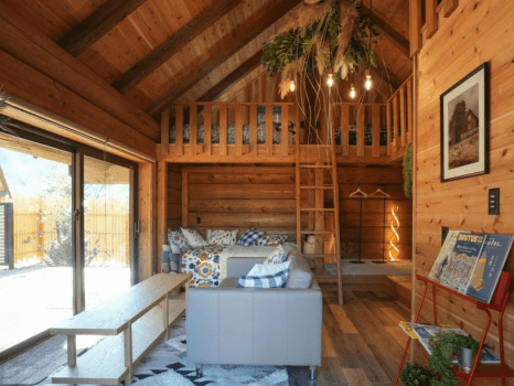 【サウナ付ログコテージ】◆霞ーKasumiー◆風コテージ【禁煙】