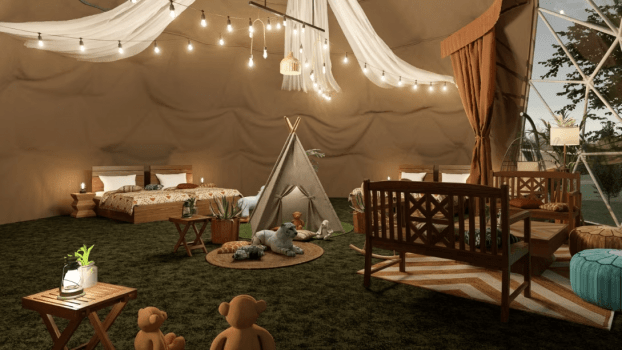 【1泊2食付】≪スタンダードBBQ≫肉の旨み味わう牛ステーキ&times;ボリュームたっぷりBBQ