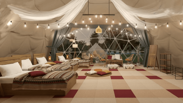 【素泊り】手軽に気軽に！持ち込み自由でオリジナルのグランピングを楽しむ滞在