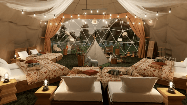 【1泊2食付】≪プレミアムBBQ ≫武州和牛やポークバックリブなど極上の味わいを堪能する特別BBQ