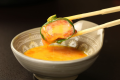 常陸牛に包まれたあん肝