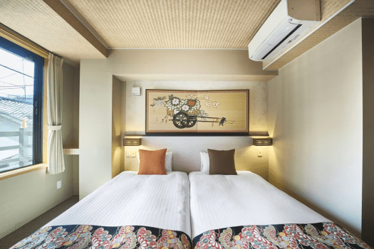 【スタンダードツイン】ハリウッドタイプでカップルのご利用におすすめ