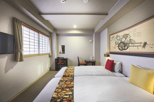 【デラックスツイン】京都での旅行をより楽しみたい人のための特別な空間