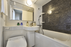 全室ユニットバスを完備