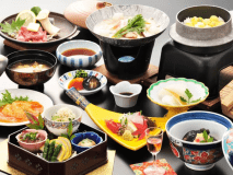 肥後牛を使った、ステーキメインの会席。