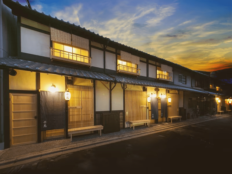[Room-Only Plan] Machiya Stay (Up to 6 Guests, Wi-Fi Available) with Semi-Open-Air Bath