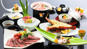 三重県の名産をどうぞ（みえ会席料理）イメージ
※松阪牛ステーキは2人前