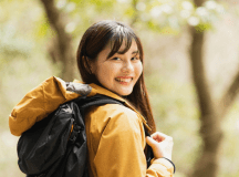 トレッキングで人気の御在所岳を楽しむイメージ。
日帰り登山で人気の山です。