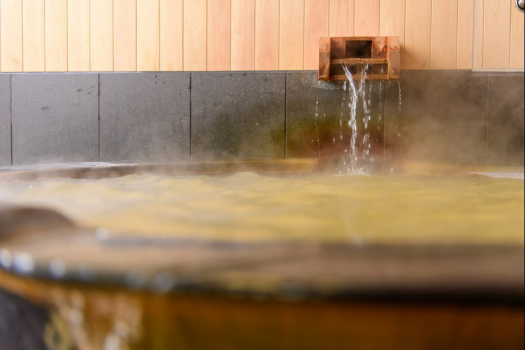 Natural Hot Spring Bath ( In Room )