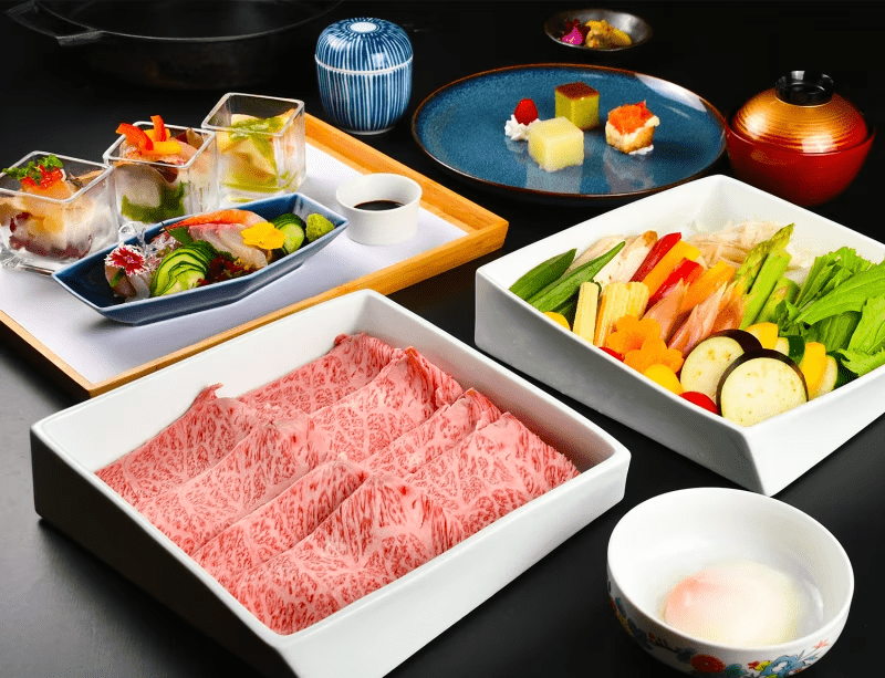 【佐賀牛だけを味わいたい】佐賀牛180gの&ldquo;季節野菜&rdquo;すき焼&rdquo;ご膳プラン★【夕食部屋食】
