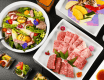 【季節野菜を愉しむ】★焼き野菜＆佐賀牛ヒレ60g＆ロース120gの合計180g陶板焼き食べ比べ【夕食部屋食】