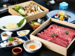 【佐賀牛の食べ比べ】佐賀牛200g&ldquo;ヒレ肉&times;ロース&rdquo;食べ比べすき焼き【夕食部屋食】