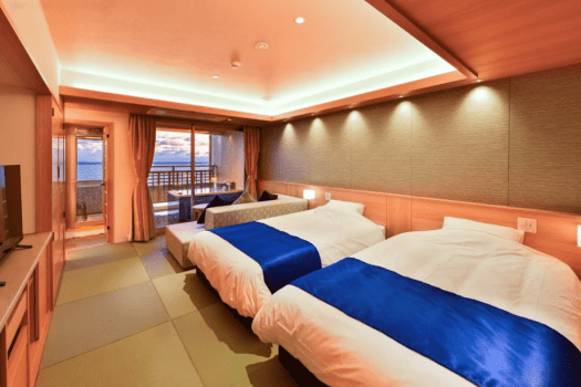 Executive Twin Room with Open-Air Bath, Nami