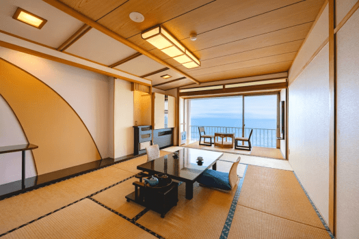 【半露天風呂付】 オーシャンビュー／禁煙（一例）　※お部屋はお選びいただけません